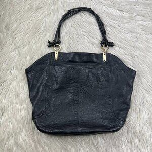 Vince Camuto Black Leather Shoulder Bag / Tote